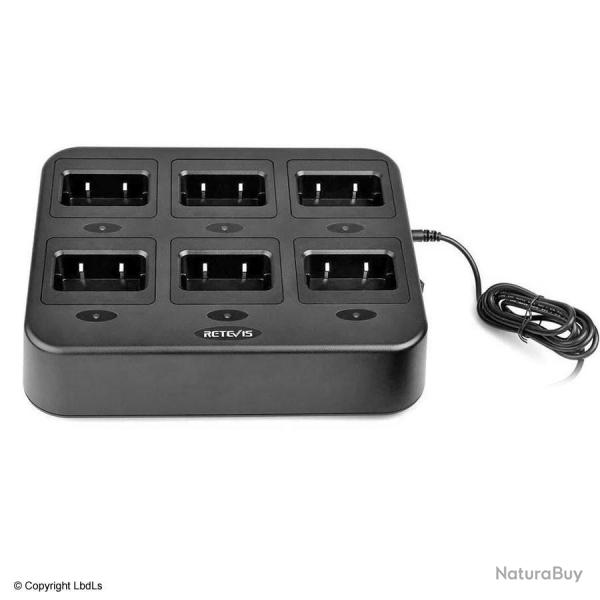 Chargeur 6 pour Retevis RT24 (RTC-21)