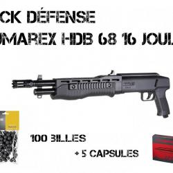 Pack Fusil semi automatique HDB 68 T4E cal 68 - 16j