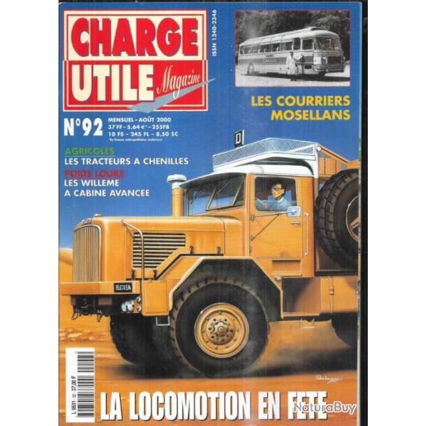 charge utile 92 tracteurs  chenilles, couleurs vhicules incendies france, willeme  cabine avance