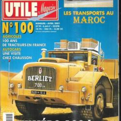 charge utile 100 , cent ans de tracteurs agricoles français , usine chausson 1947-58,