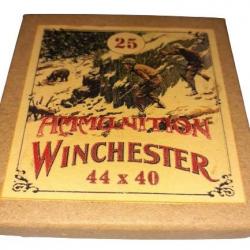 44 x 40 Winchester: Reproduction boite cartouches (vide) AM Névada 9882078