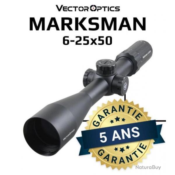PROMO! Lunettes de tir 6-25x50 Vector Optics Marksman chasse et tir longue distance GARANTIE 5 ANS!!