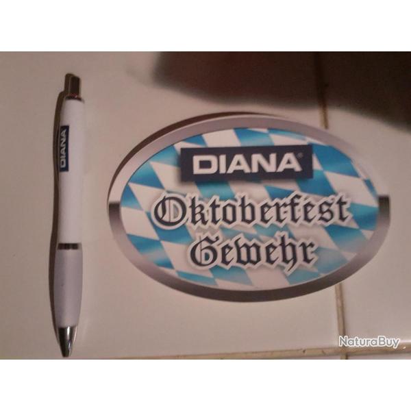 DIANA AUTOCOLLANT STICKER air comprime plomb Oktoberfest gewehr