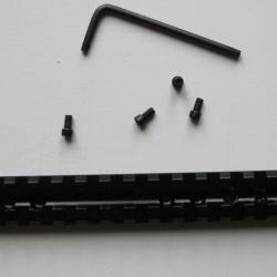Rail fixe de 21mm longueur 140mm pour Browning
