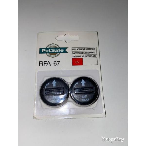 PetSafe - Lot de 2 Piles RFA-67 (6V) - Compatible Collier de Dressage, Anti-Aboiements et Anti-Fugue