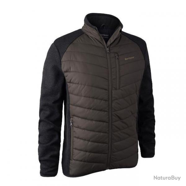 Veste Doudoune Moor avec tricot marron Deerhunter SOLDES D'HIVER