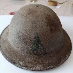 CASQUE AMERICAIN DE LA 91 EME DIVISION D'INFANTERIE DE LA PREMIERE GUERRE Model M°17. 11 18 WW 1