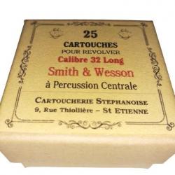 32 Smith & Wesson Long: Reproduction boite cartouches (vide) CS 9890188