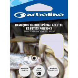 Hameçon Garbolino Montés coup bronze spécial ablette et petits poissons - 18 / 8/100