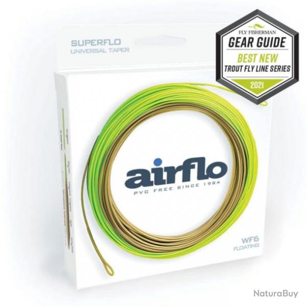 Soie de pche flottante Airflo Superflo Universal Taper WF3 - WF6