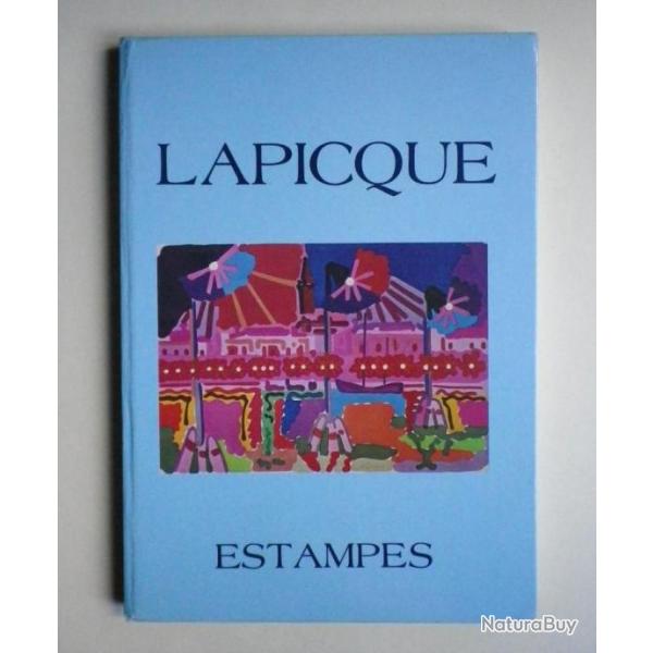 Catalogue raisonn - LAPICQUE ESTAMPES 1981