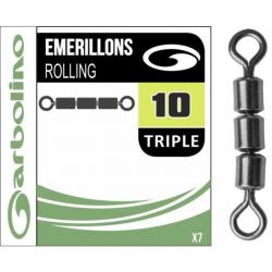 Micro émerillons Garbolino Rolling triple 10 - 10