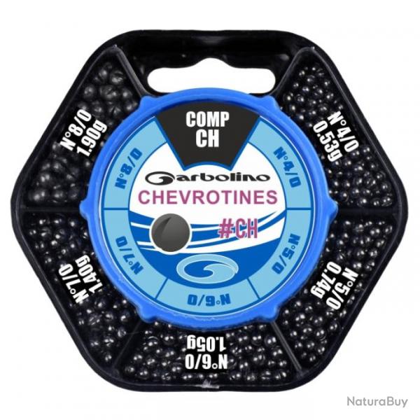 Bote distributrice de chevrotines Garbolino 5 cases  - N 4/0-5/0-6/0-7/0-8/0 - 4/0-5/0-6/0-7/0-8/0