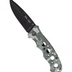 Couteau de poche one-hand AT-Digital avec poignée perforée