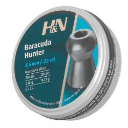 Plombs H&N BARACUDA HUNTER 5,5mm par 200