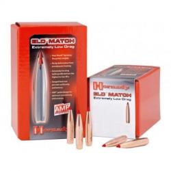 100 Ogives HORNADY Cal 30 ELD MATCH 168 grains