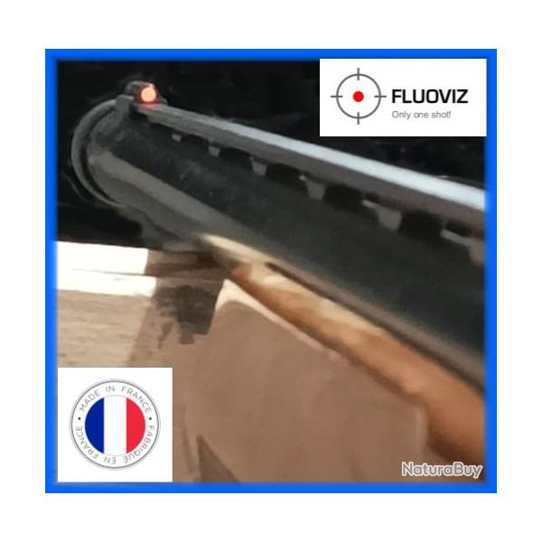 guidon fibre optique fluo pour bande de 7mm (viseur, aide  la vise, mire, hausse)