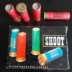 Boite de 10 Cartouches ancienne calibre 20 REY SHOOT numero 8 chambrée 67,5