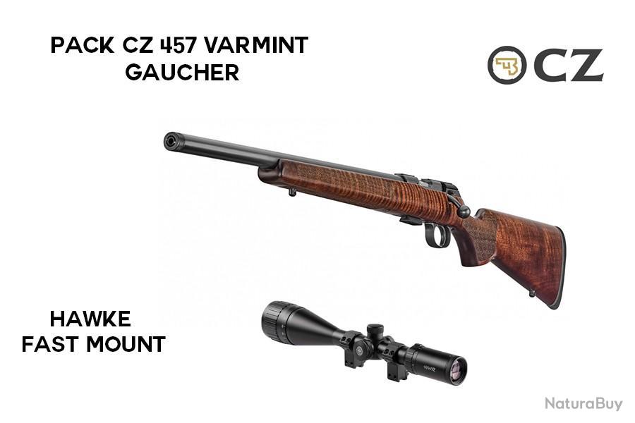 CZ 457 Premium carabine 22LR Canon 24 Fileté 1/2x20 + Lunet