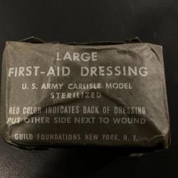 Pansement US WW2 LARGE FIRST-AID