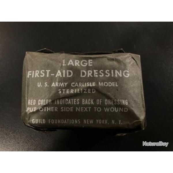 Pansement US WW2 LARGE FIRST-AID