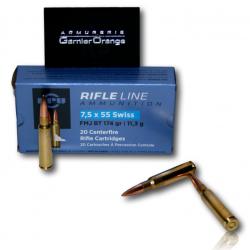 MUNITIONS 7.5X55 SWISS PPU 174GR FMJ BT BTE20