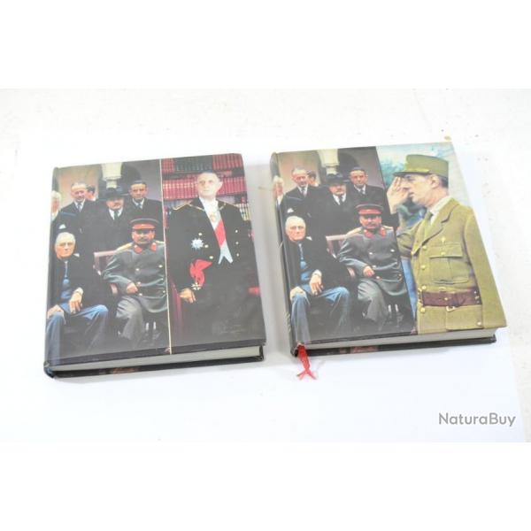 Livres tome 1 et 2 Charles De Gaulle par David Schoenbrun. Les trois vies de Charles De Gaulle
