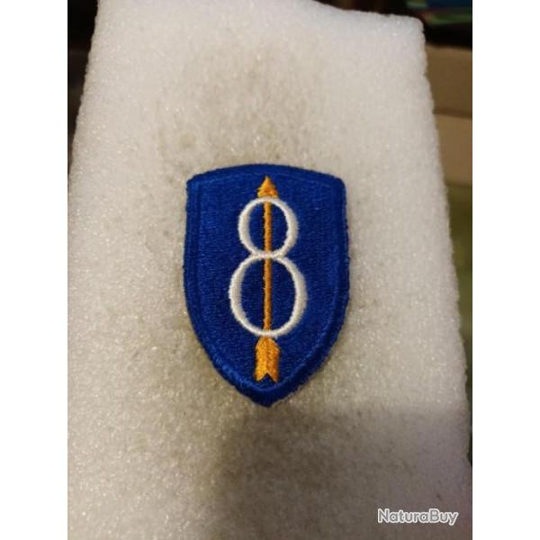 beau Patch armee us 8th INFANTRY DIVISION WW2 original