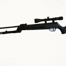 Carabine avec Bipied Installée  5,5 mm  Zasdar SR1000S + lunette 3-9 X 40 19,9 joules-2