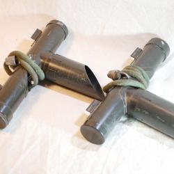 rare et excellente paire de lampes mortier 81 et 120 mm APX L937  - INDOCHINE