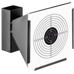 Porte cible conique pour cibles 14 × 14 cm BO Manufacture + Lot de 200 cibles foraines 14 × 14 cm