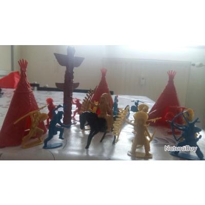 quiralu soldats figurines far west indien