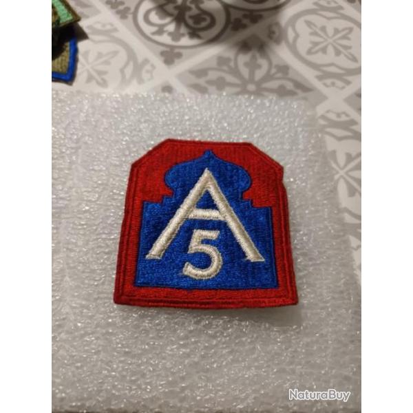 Beau Patch armee us 5TH ARMY ww2 original 1