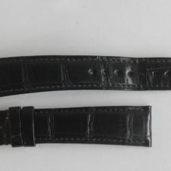BLANCPAIN Bracelet montre croco noir 19 mm