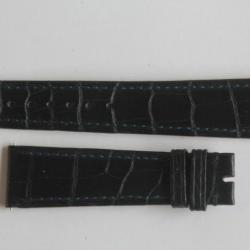 VOUTILAINEN Bracelet pour montre croco bleu marine 20 mm