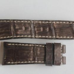 MAYS BERLIN Bracelet montre croco marron 27 mm