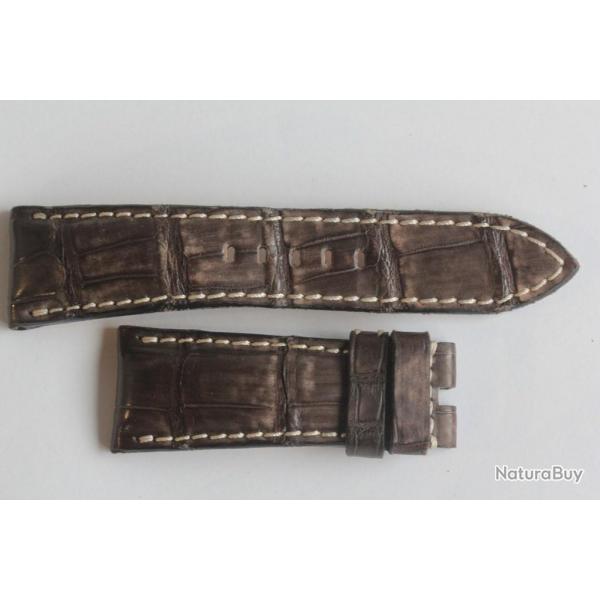 MAYS BERLIN Bracelet montre croco marron 27 mm