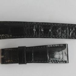 BREGUET Bracelet montre croco noir 20 mm