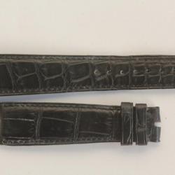 DANIEL ROTH Bracelet montre croco noir 19 mm