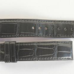 F.P. JOURNE Bracelet pour montre croco noir 20 mm