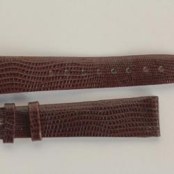 Bracelet pour montre Kreisler lézard marron 18 mm