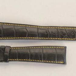 GIRARD-PERREGAUX Bracelet pour montre croco noir 20 mm