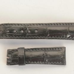 BREGUET Bracelet montre croco noir 18 mm
