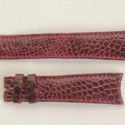AUDEMARS PIGUET Bracelet montre bordeaux 20 mm vintage