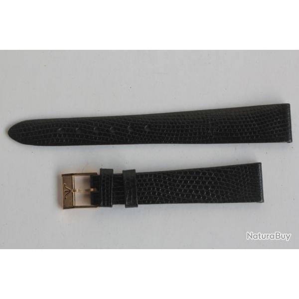 Bracelet montre Wittnauer 16 mm lzard noir + boucle