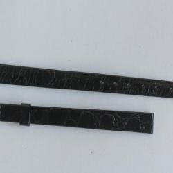 Bracelet montre Wittnauer 9 mm croco noir