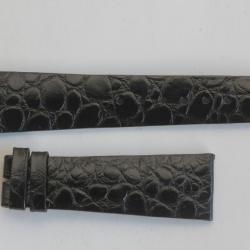 Bracelet montre Wittnauer 22 mm croco noir