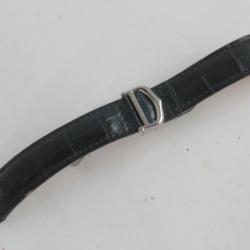 CARTIER Bracelet pour montre bleu foncé 20 mm + Boucle déployante