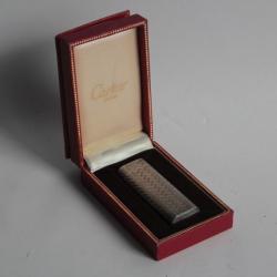 CARTIER Briquet Must de Cartier métal argenté Chevrons