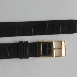 Bracelet montre FREDERIQUE CONSTANT crococalf Noir 20 mm